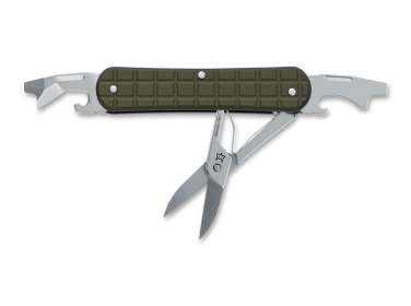 Fox Knives Vulpis 130-F3 Grenade Pattern Aluminum